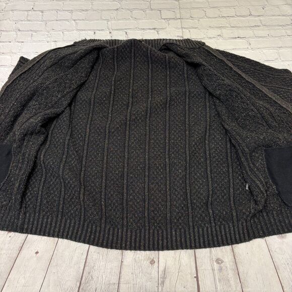 Lenor Romano Men XL X-Large Wool Full Zip Cardigan Sweater Cable Knit C029 -2 - Picture 6 of 16